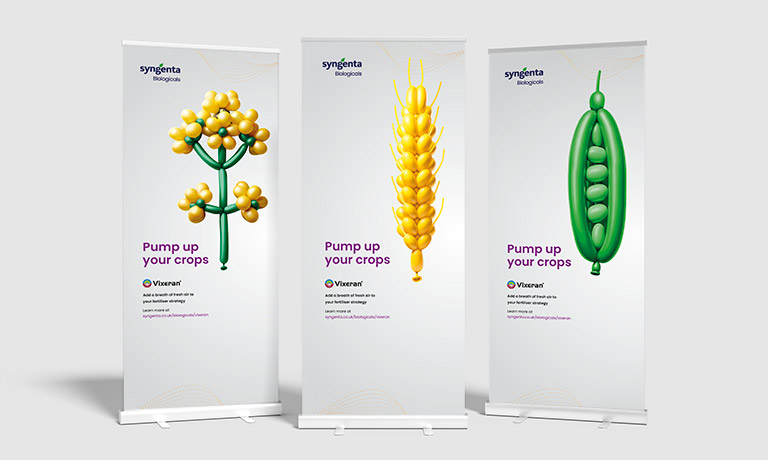 Balloon crops from the Pump up your crops campaign