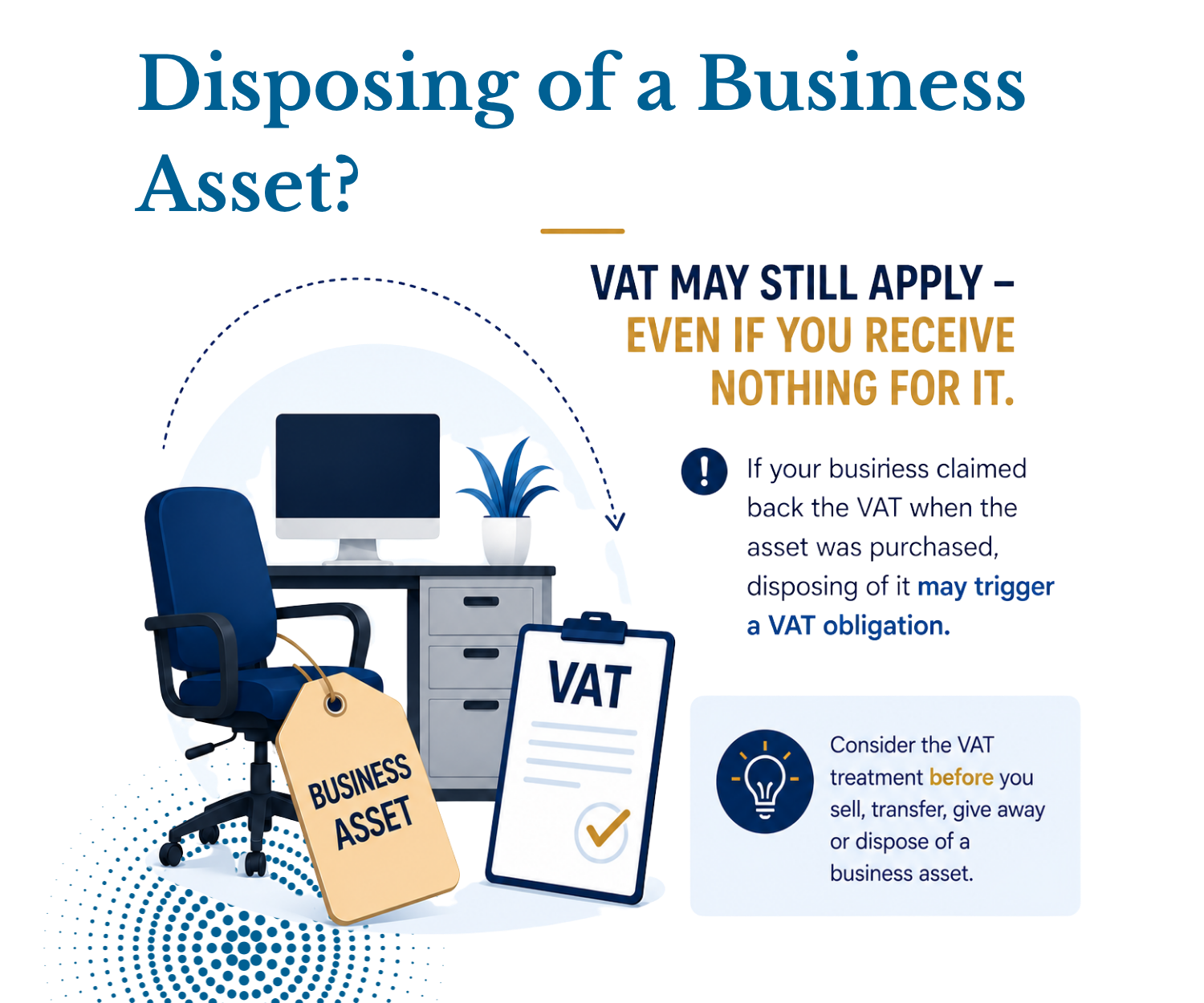 Before You Dispose of a Business Asset