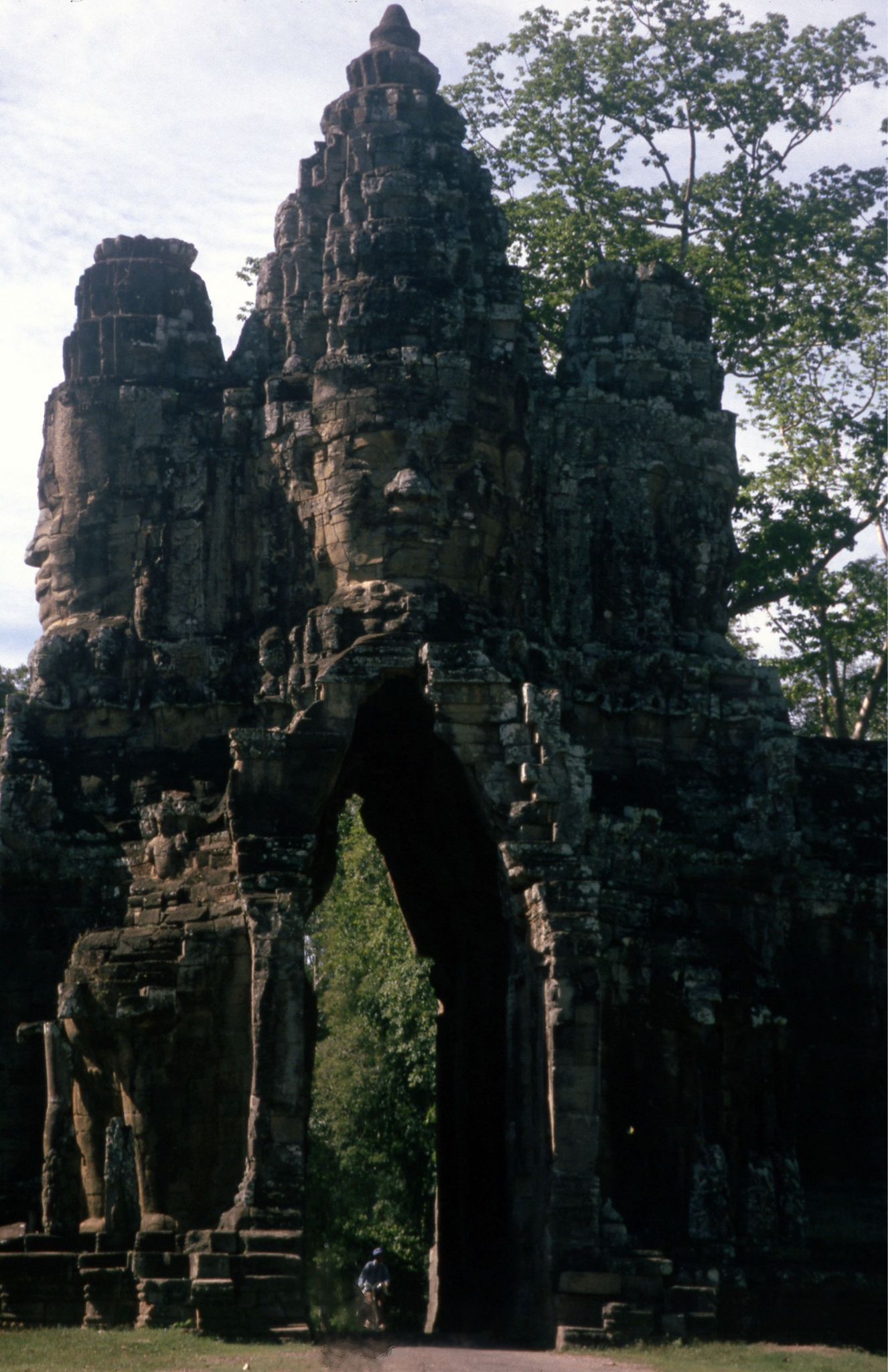 The south gate at Angkor Thom