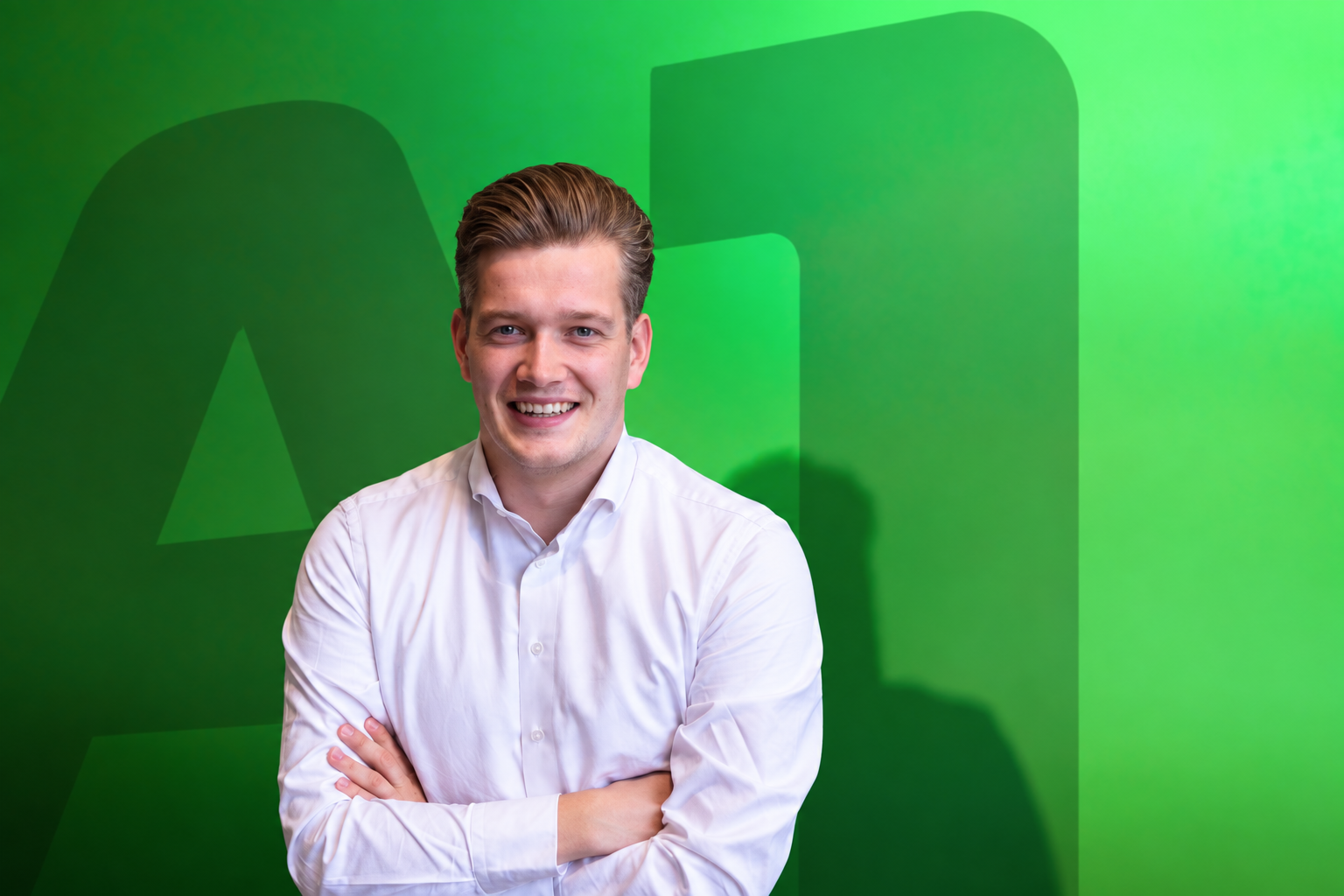 Lennart Schulenburg van het salesteam van A1 Car Lease