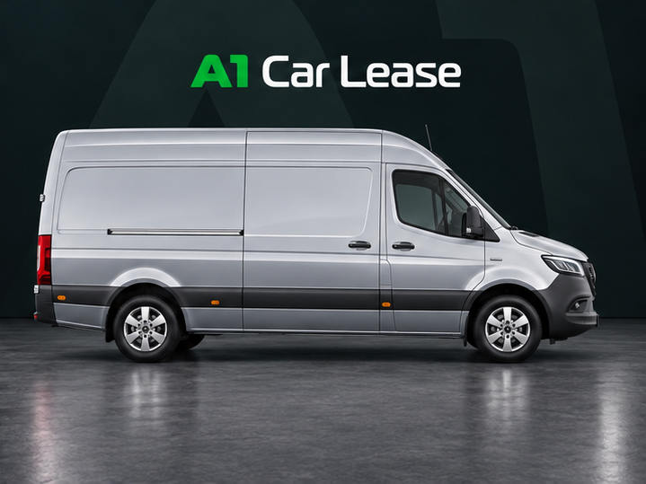 Presentatiebeeld bij de Mercedes-Benz Sprinter van A1 Car Lease