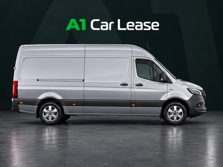 Presentatiebeeld bij de Mercedes-Benz Sprinter van A1 Car Lease