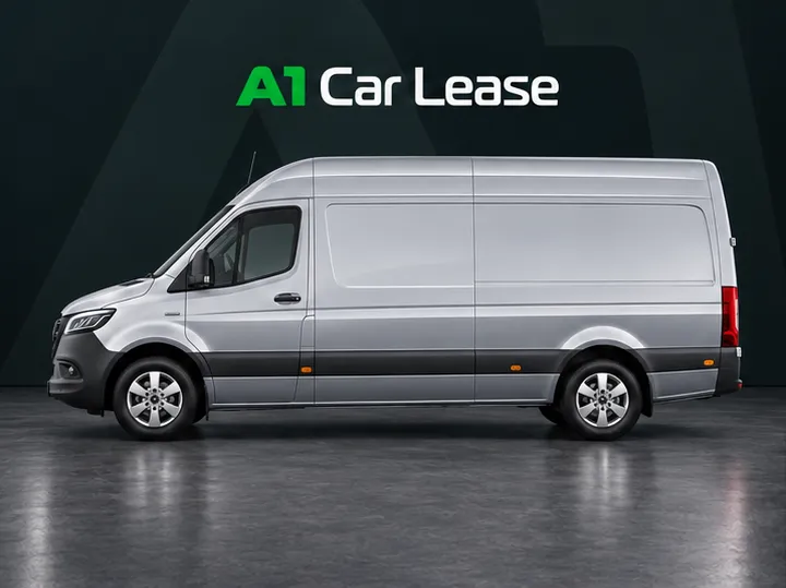 Presentatiebeeld bij de Mercedes-Benz Sprinter van A1 Car Lease