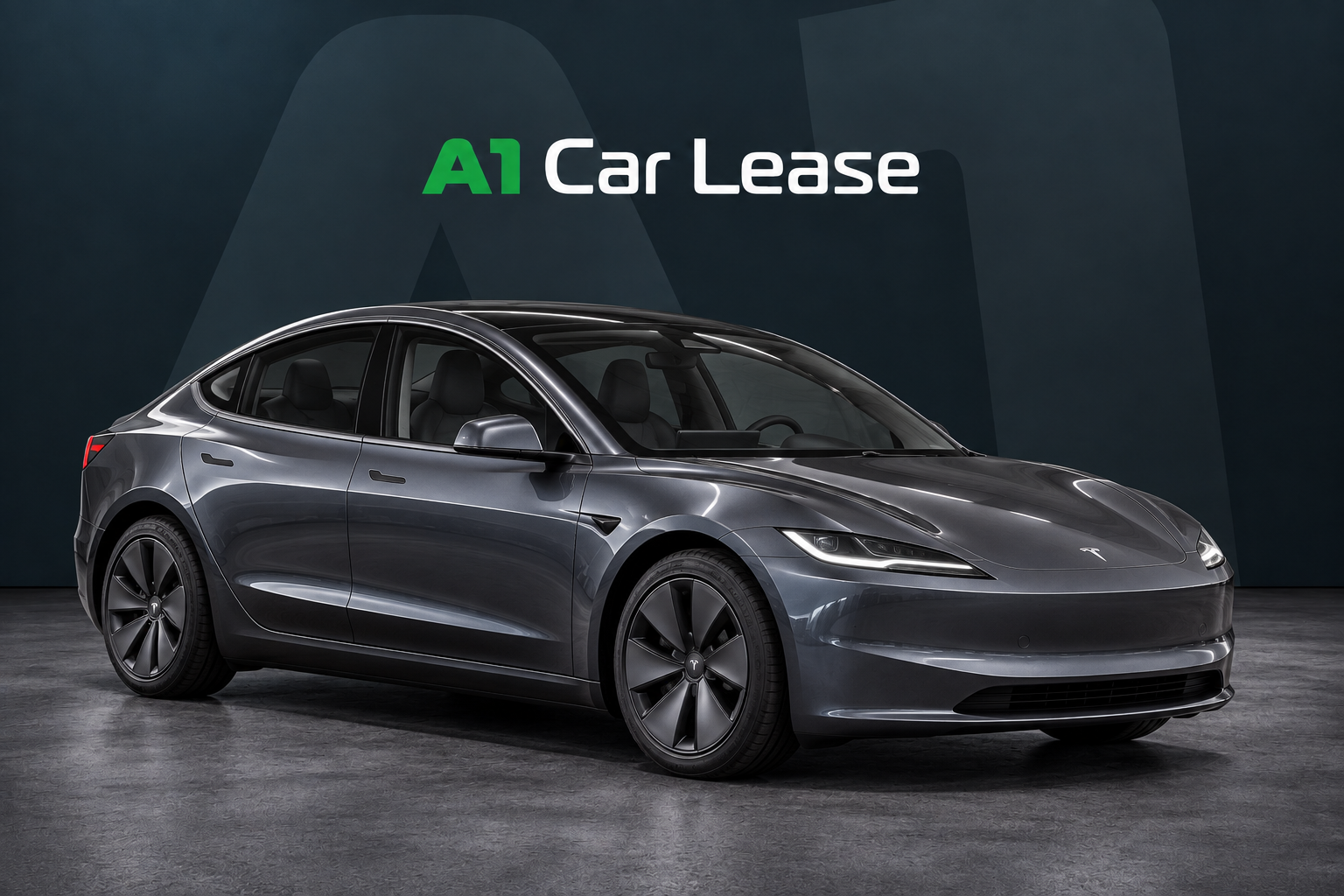 Tesla Model 3 Premium Long Range RWD Stealth Grey – rechtsvoor