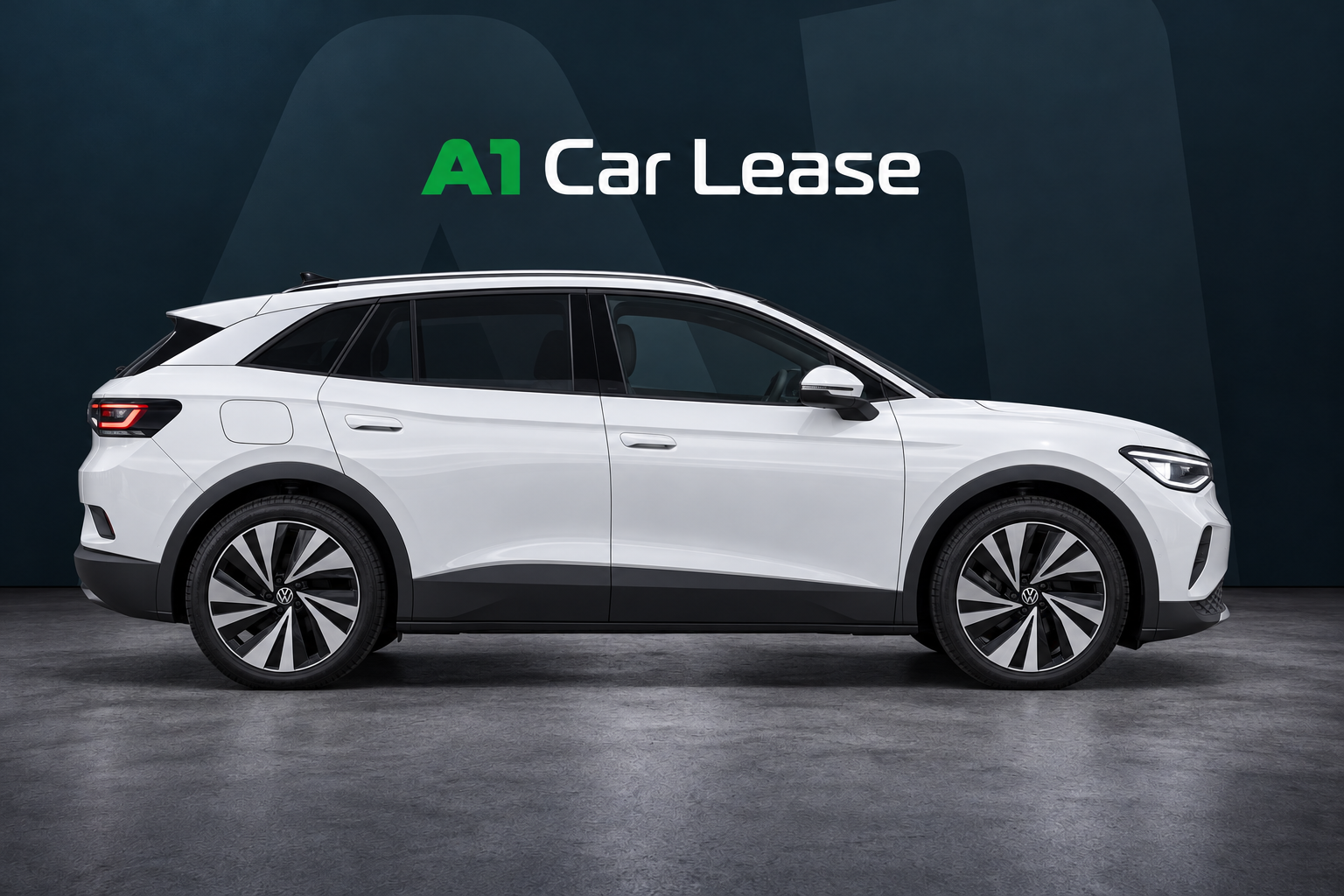 vw-id4-pro-limited-pure-white – rechterzijkant – AI-catalogusbeeld
