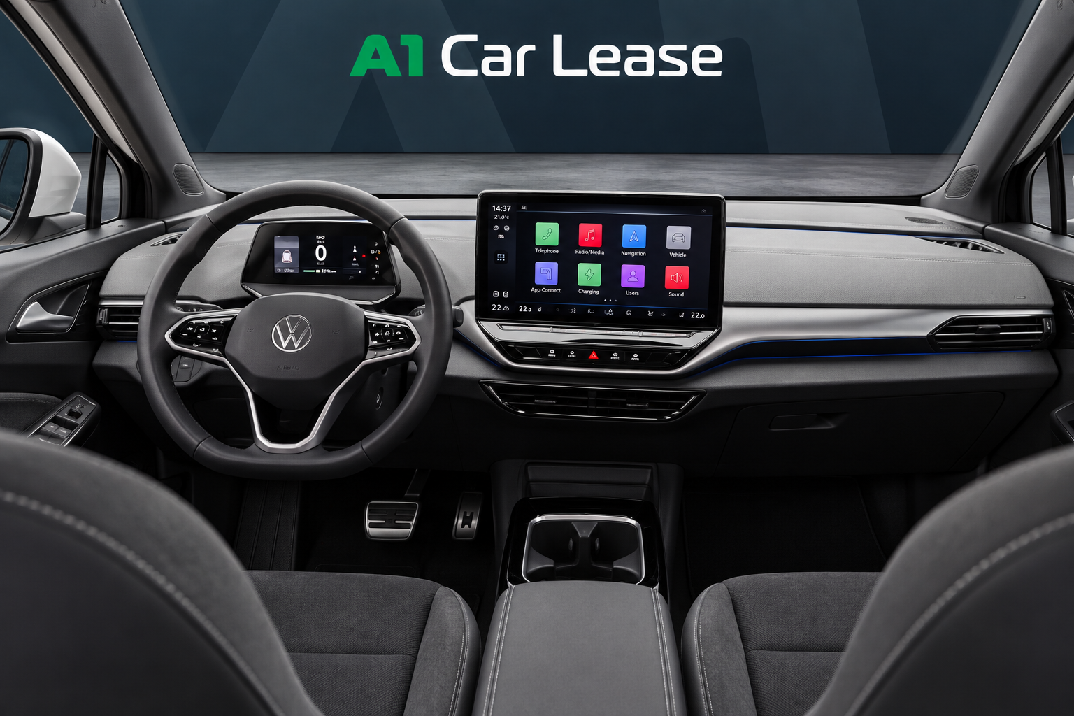 vw-id4-pro-limited-pure-white – dashboard – AI-catalogusbeeld