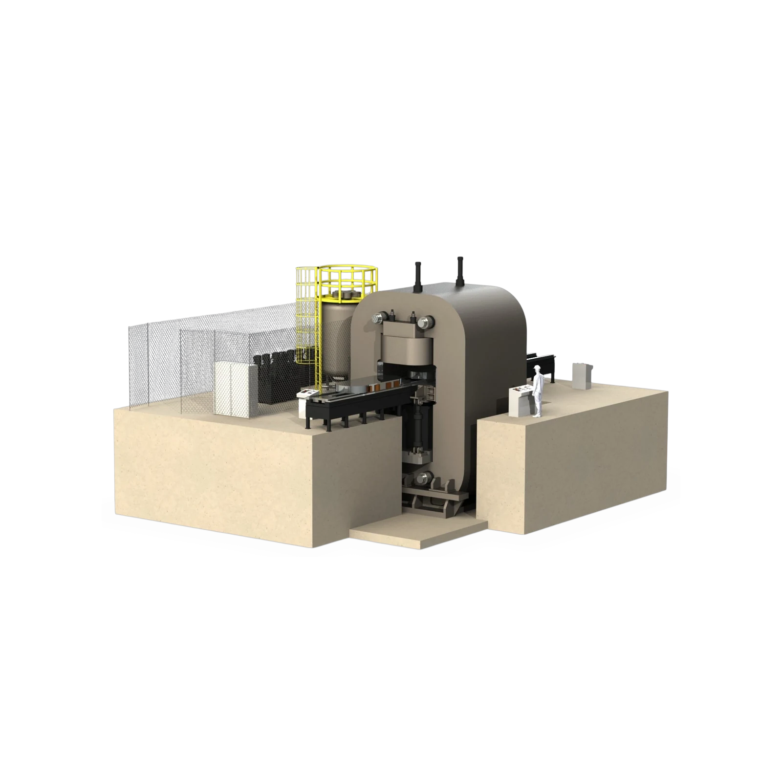 GEFEST-E.05 elastomer matrix forming press