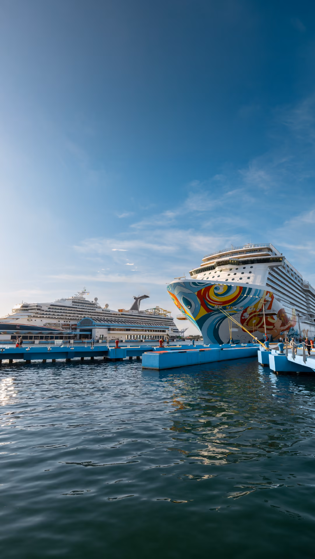 Cruise ships at a Puerto Rico port