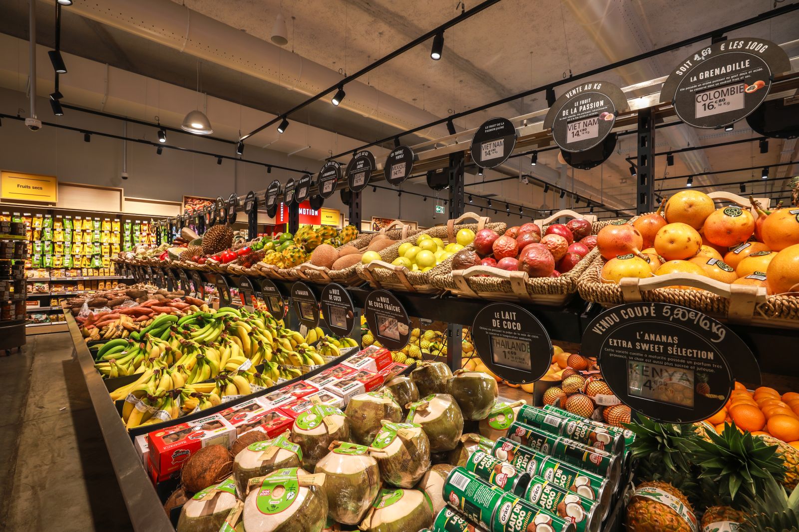 Rayon de distribution alimentaire