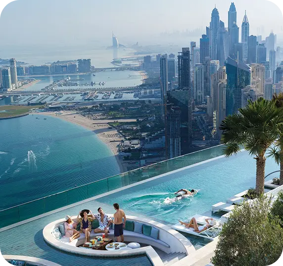 Dubai Municipality fountains and pools