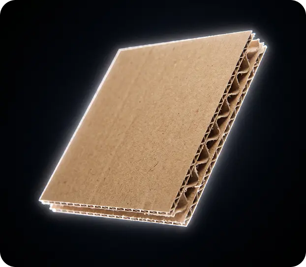 Single-wall corrugated board