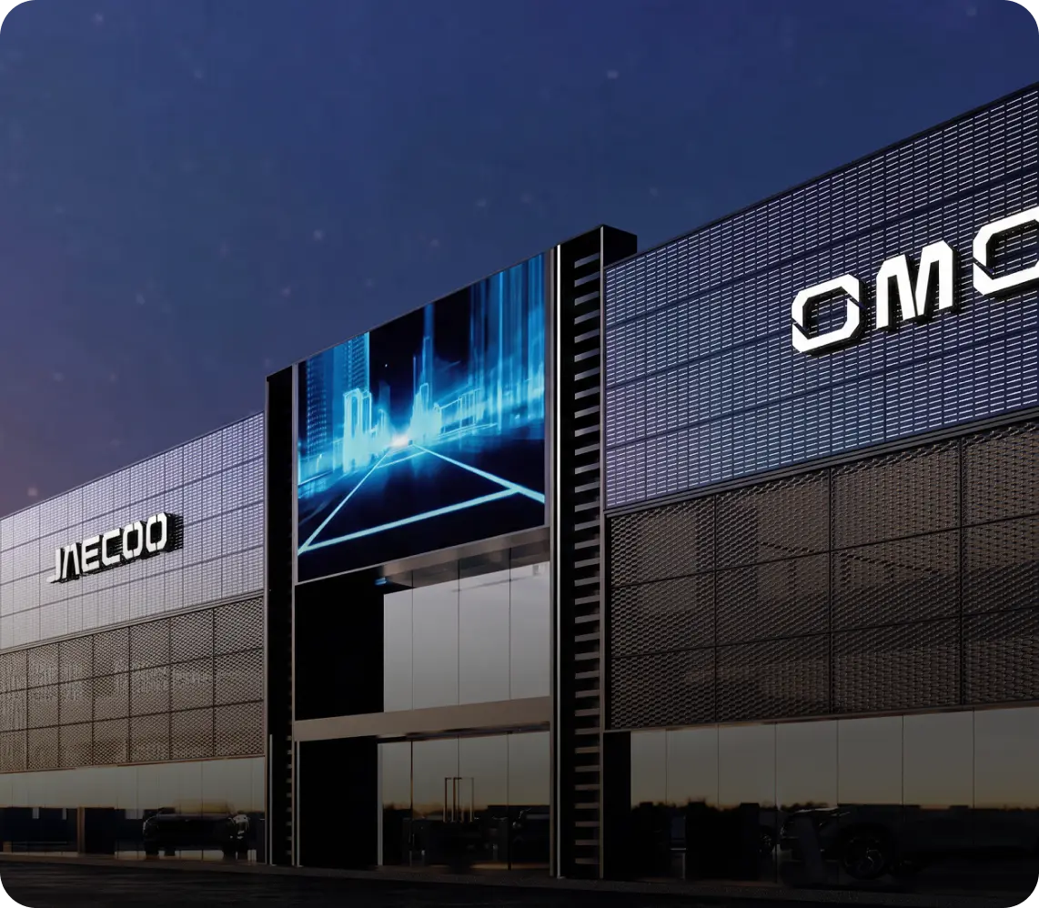 OMODA and JAECOO showroom in Abu Dhabi