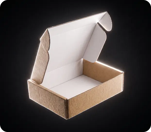 Open corrugated mailer