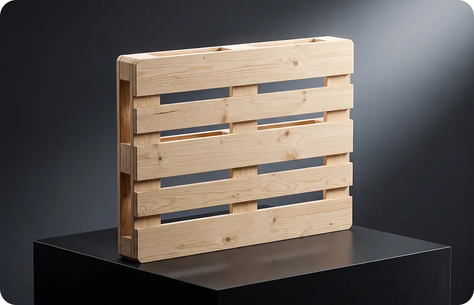 Standard wooden pallet