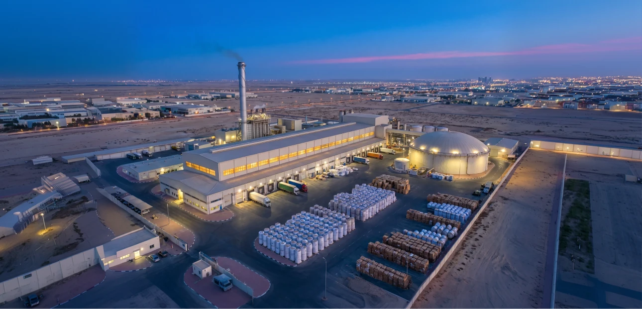 Al Dhafra paper mill in Abu Dhabi