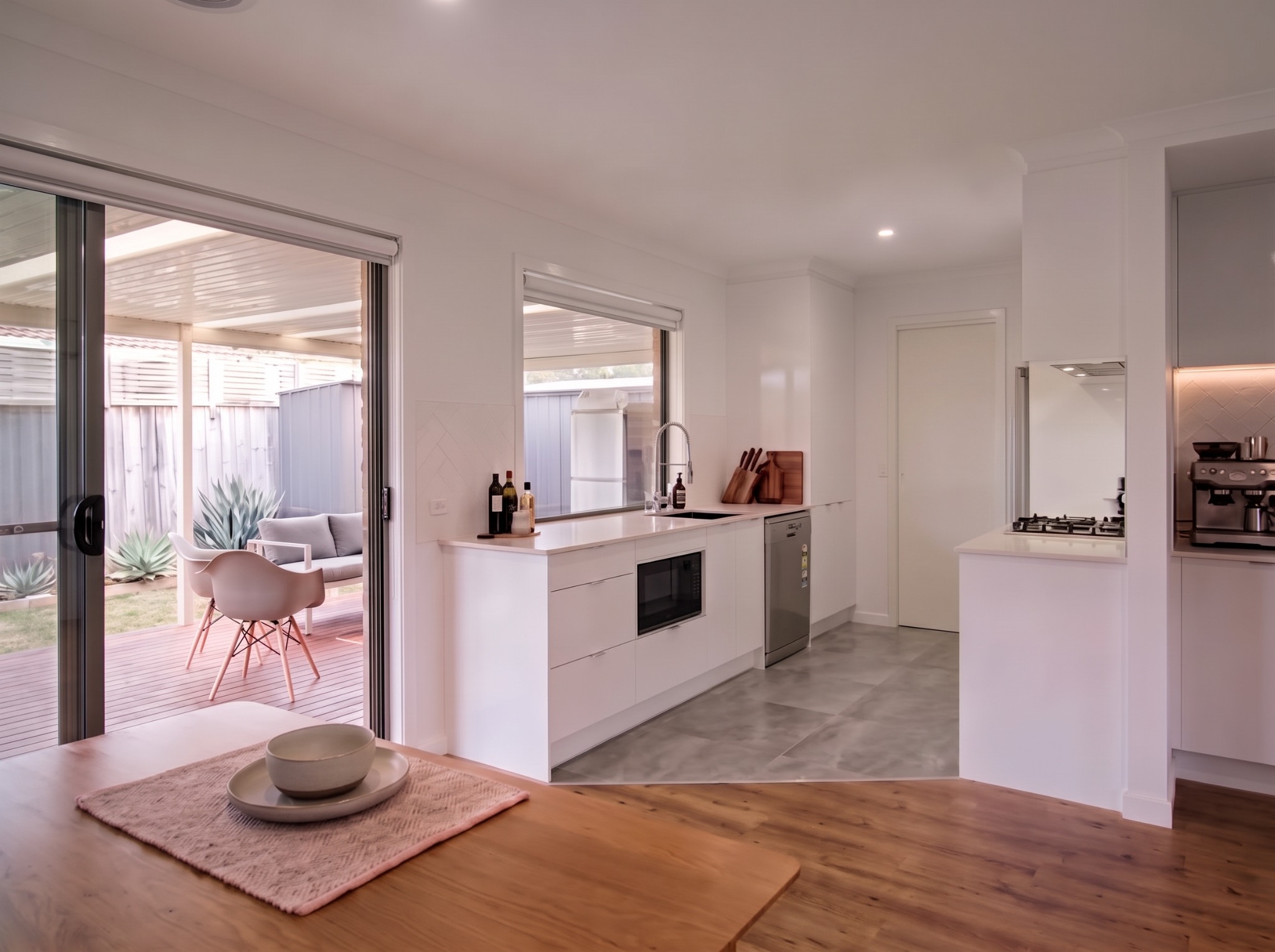 Shaxton renovation kitchen and dining area