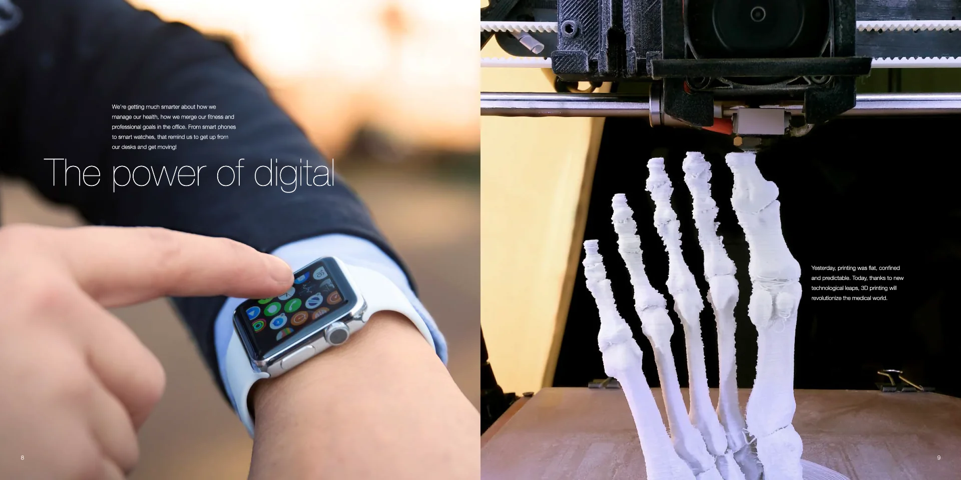 a person holding a cell phone next to a 3d printer