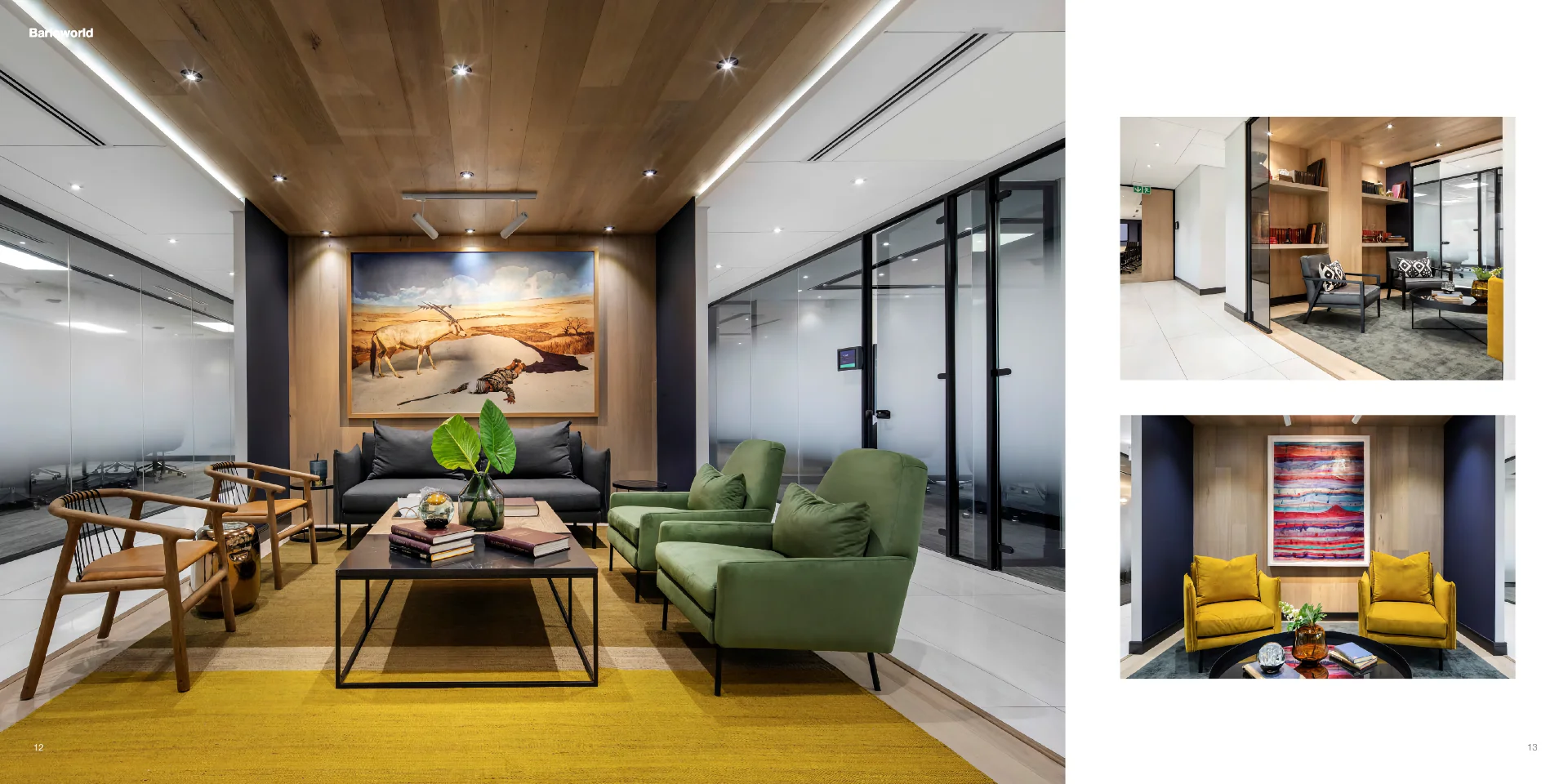 a series of photographs of a living room