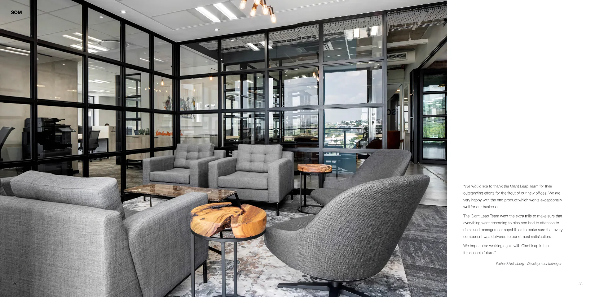 a room with couches, chairs, tables and a television