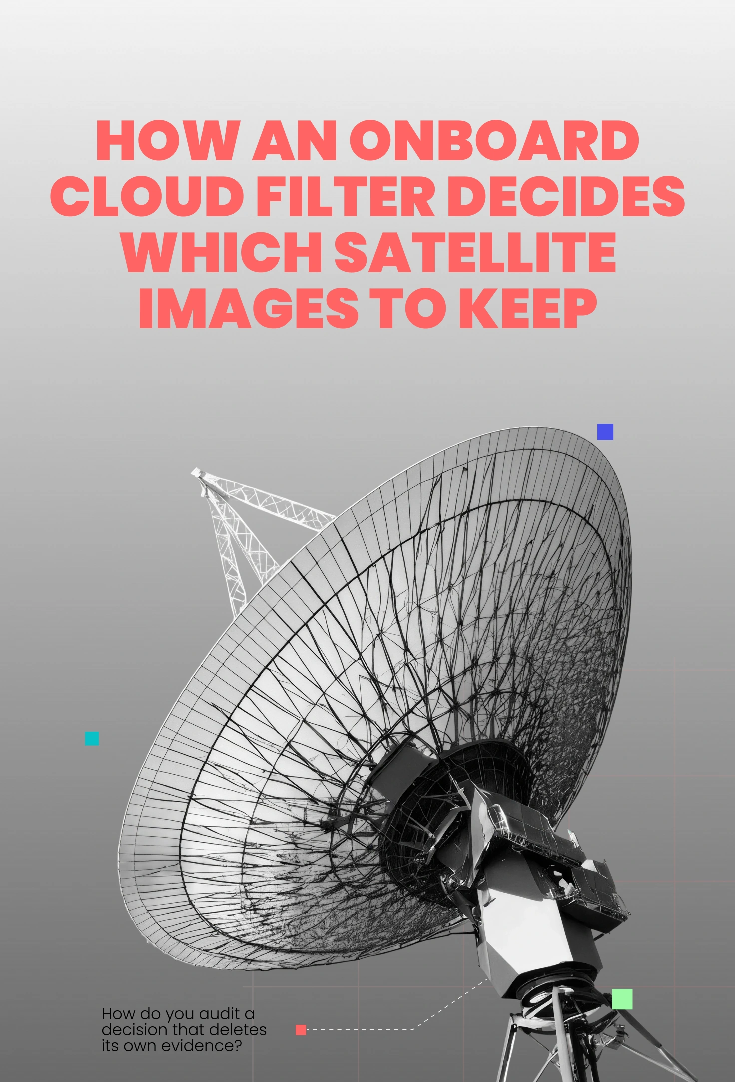 How an onboard cloud filter decides which satellite images to keep