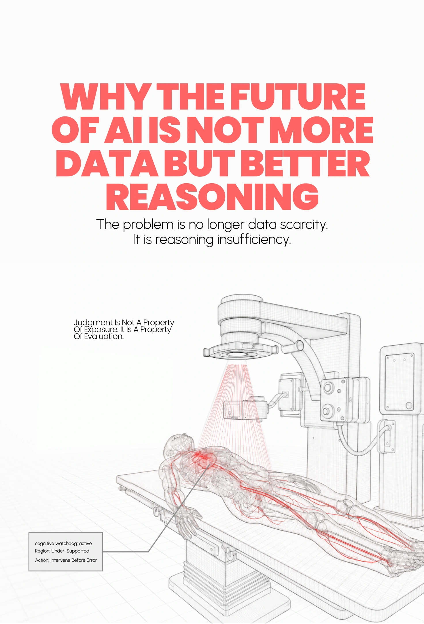 Why the future of AI is not more data but better reasoning