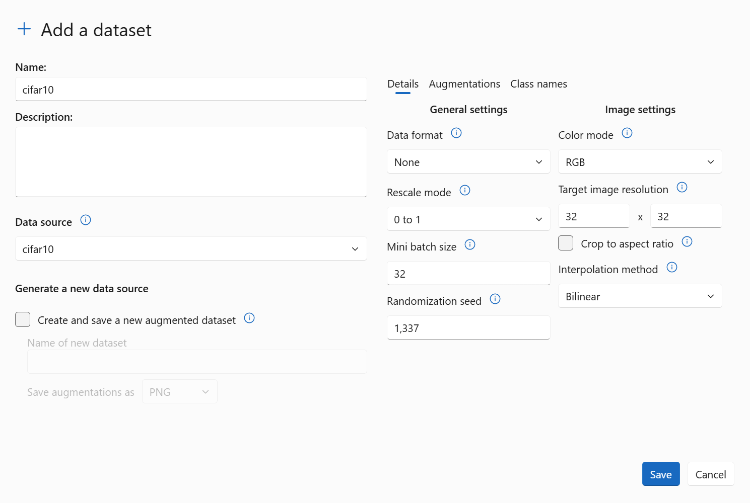 CIFAR-10 Dataset Information