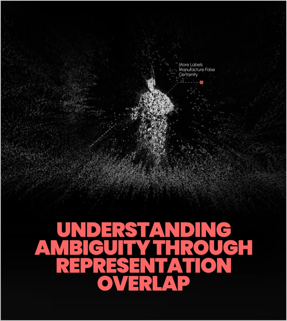 Understanding ambiguity through representation overlap