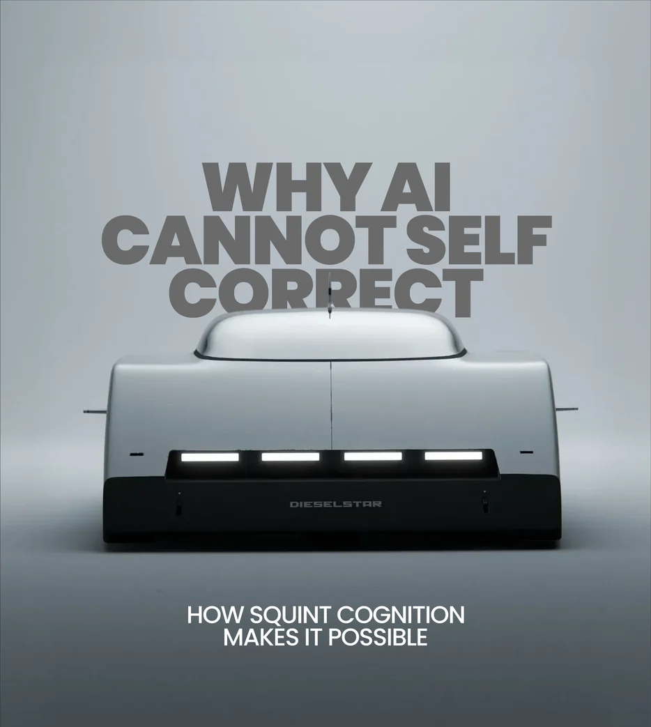 Why AI cannot self-correct