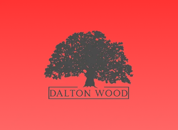 Daltonwood Logo on a red background
