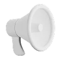 3d icon megaphone