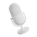 3d icon microphone