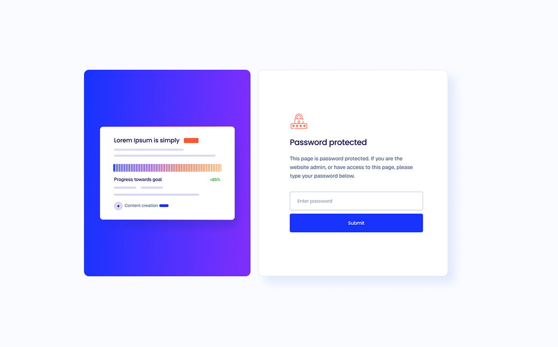 Password protected