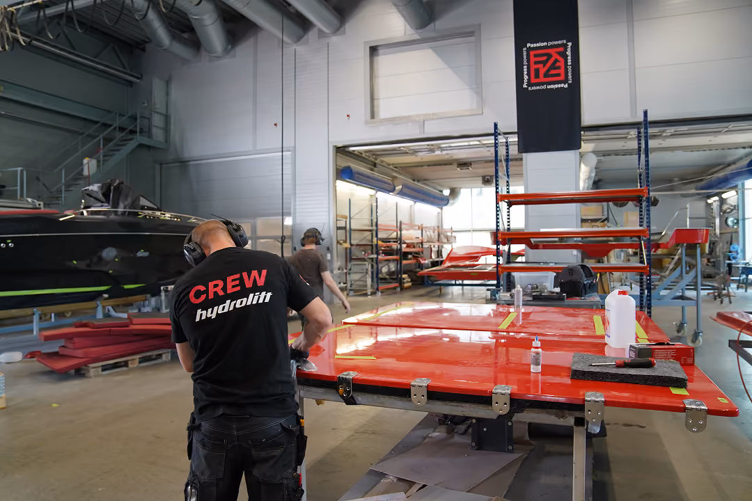 image of newly manufactured product (for a manufacturing plant)