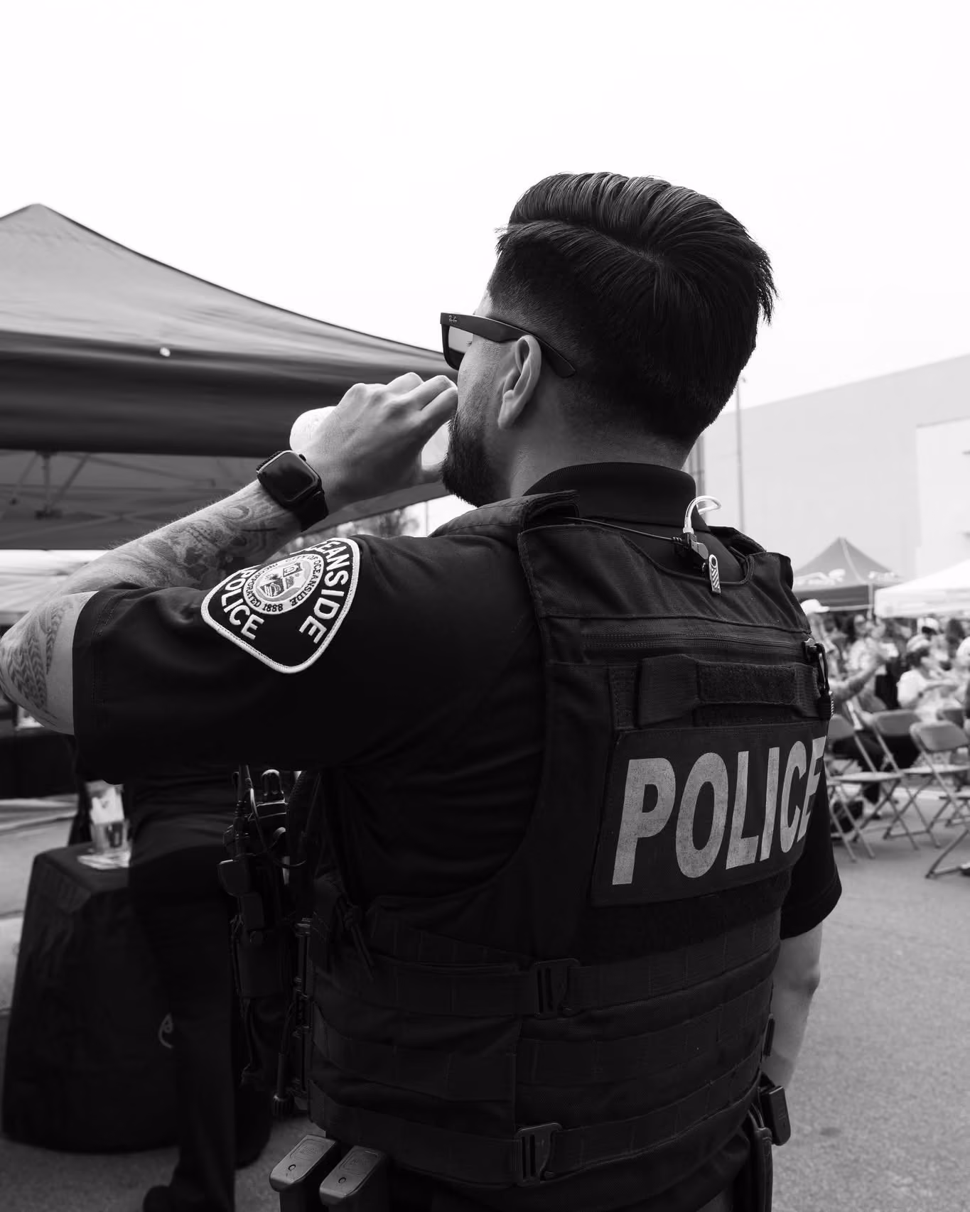 Oceanside Police Officer in Uniform