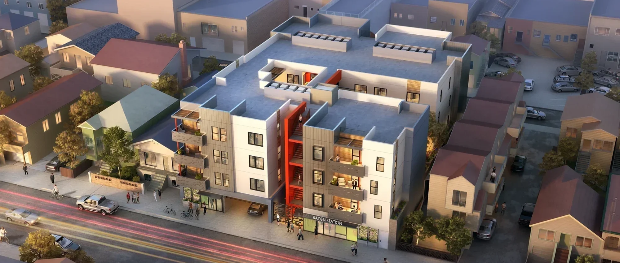 Exterior rendering of property 
