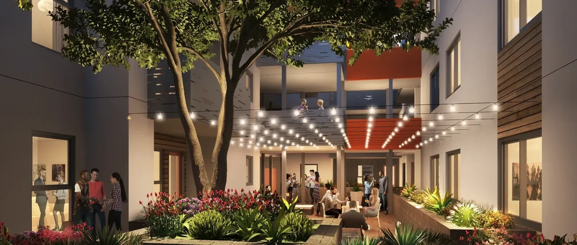 Outdoor area rendering