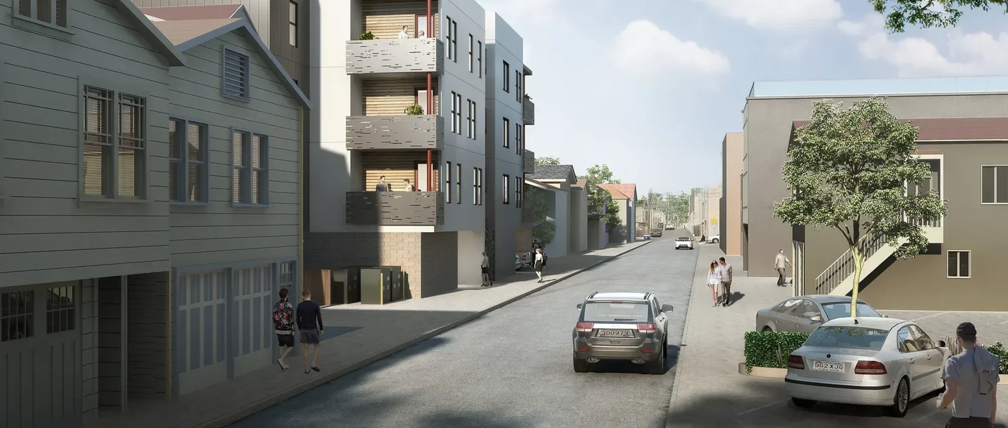 Exterior rendering of property 
