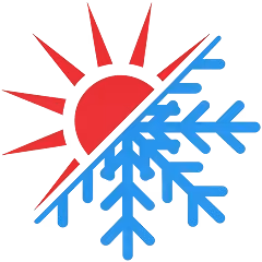 Logo Air Heating & Cooling Center, airco en warmtepompen in Bree
