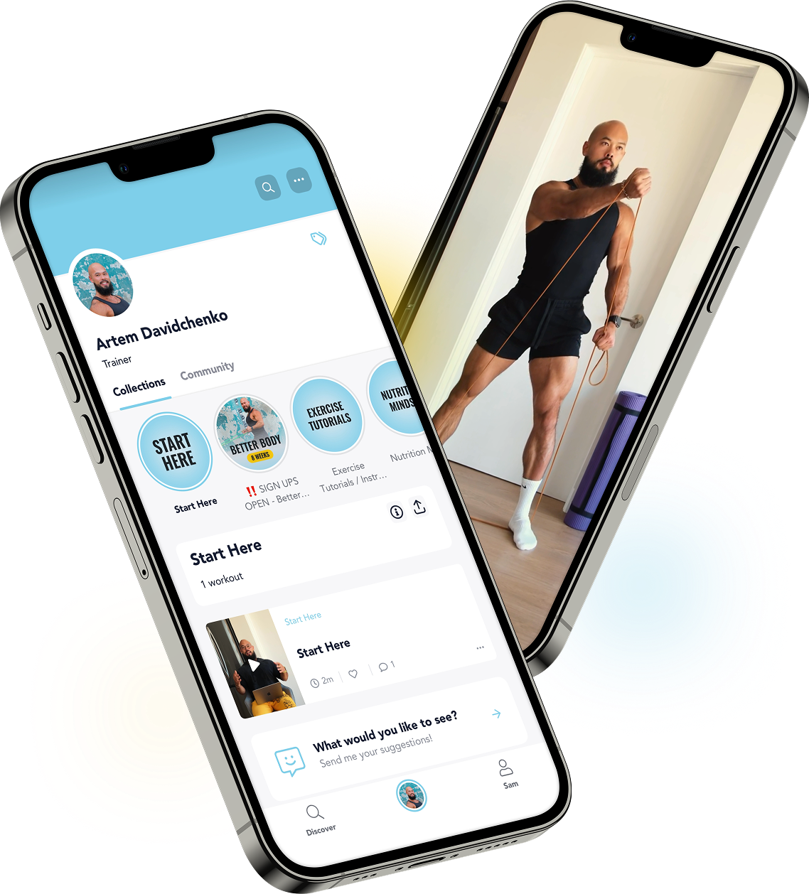 Artem app screens