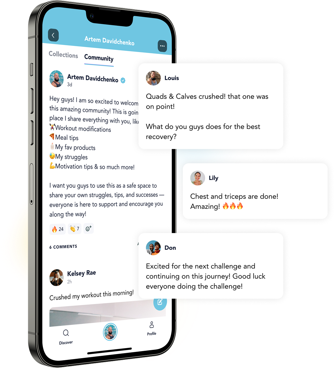 Artem app screens