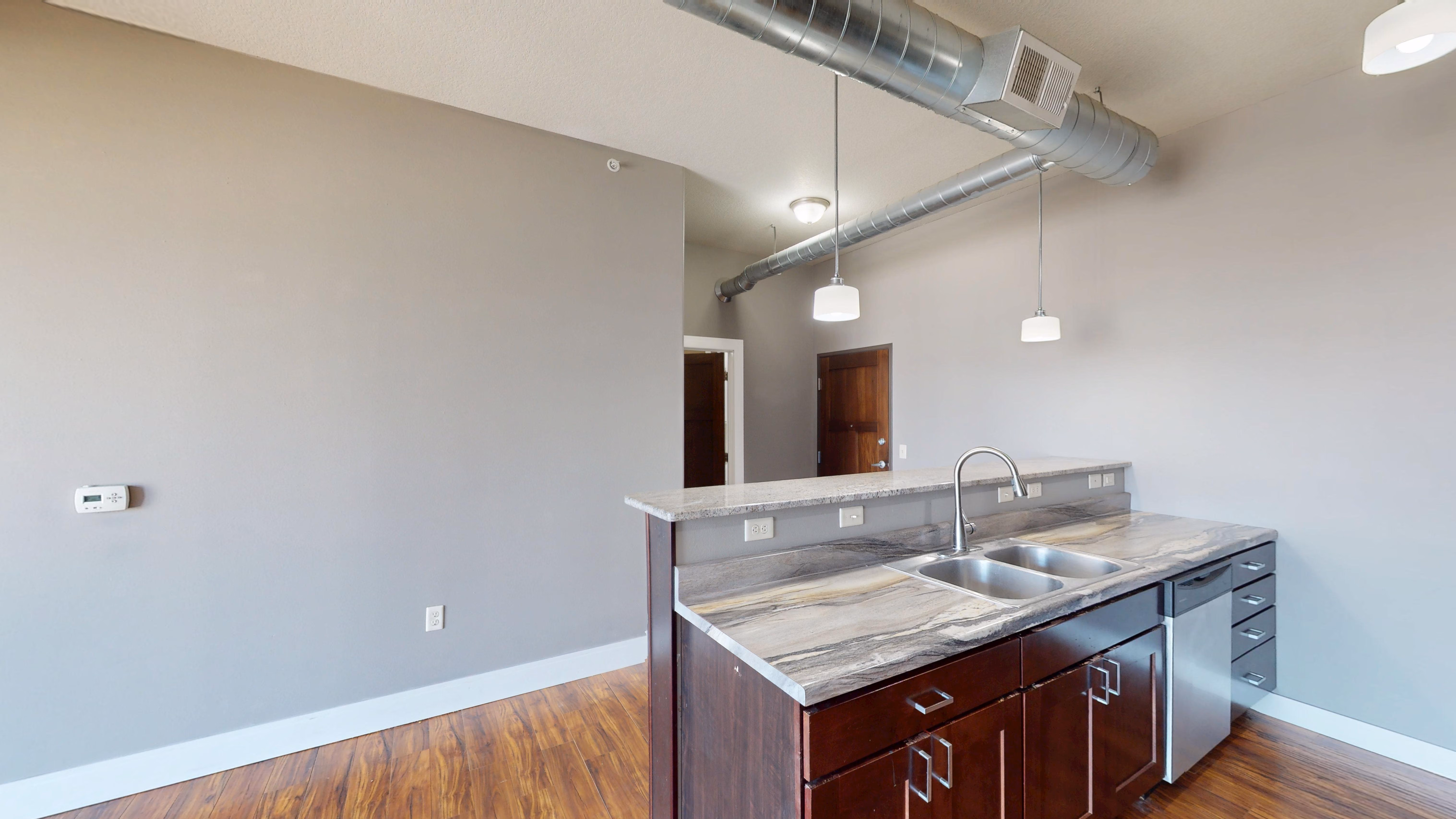 Apartment interior at Dakota Lofts in Sioux Falls, South Dakota