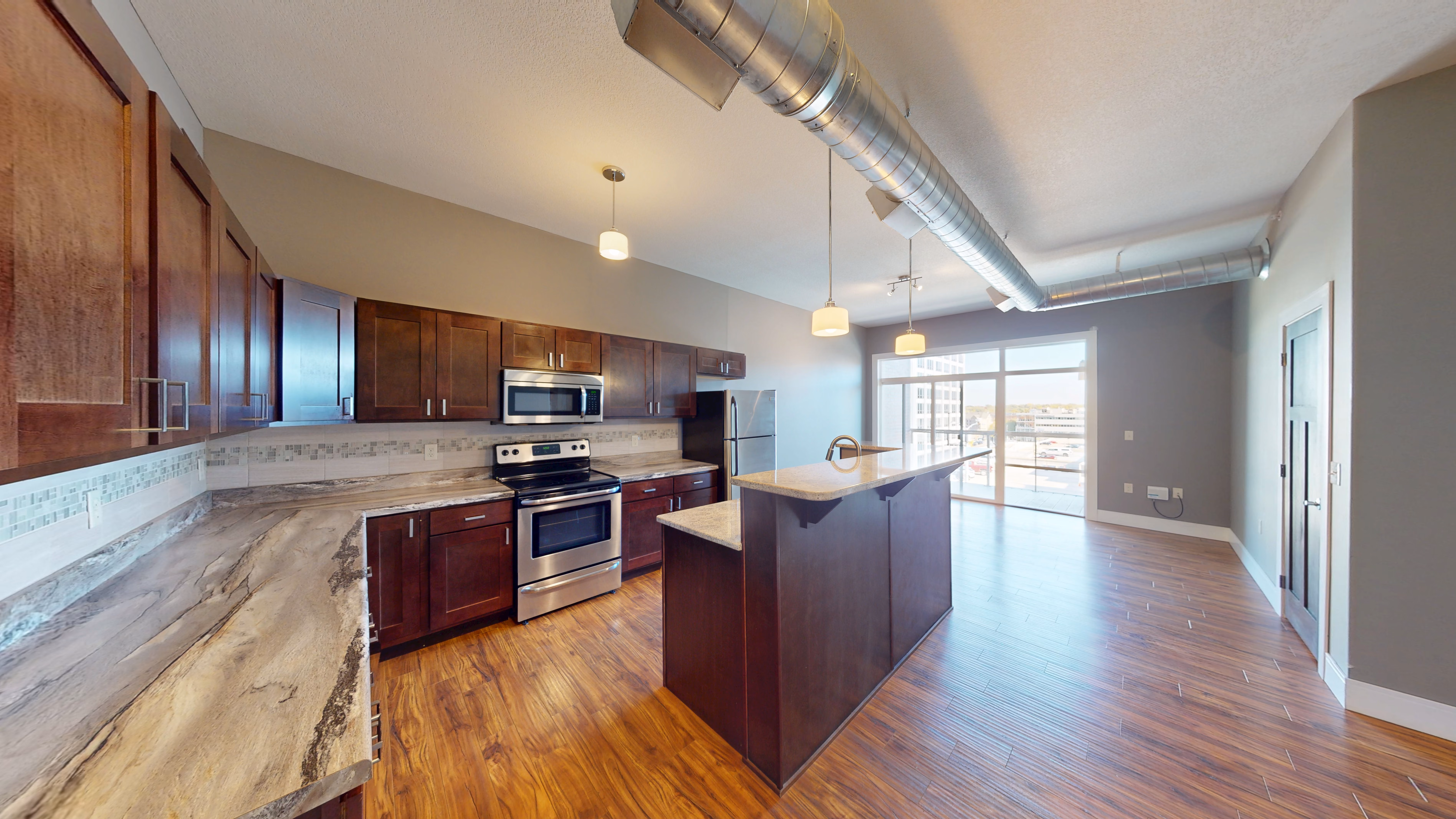 Apartment interior at Dakota Lofts in Sioux Falls, South Dakota