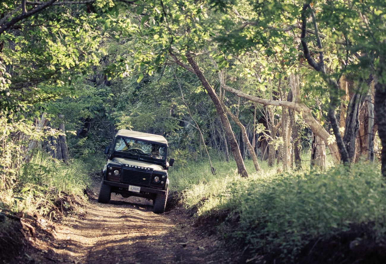 Road through Santa Teresa, Costa Rica