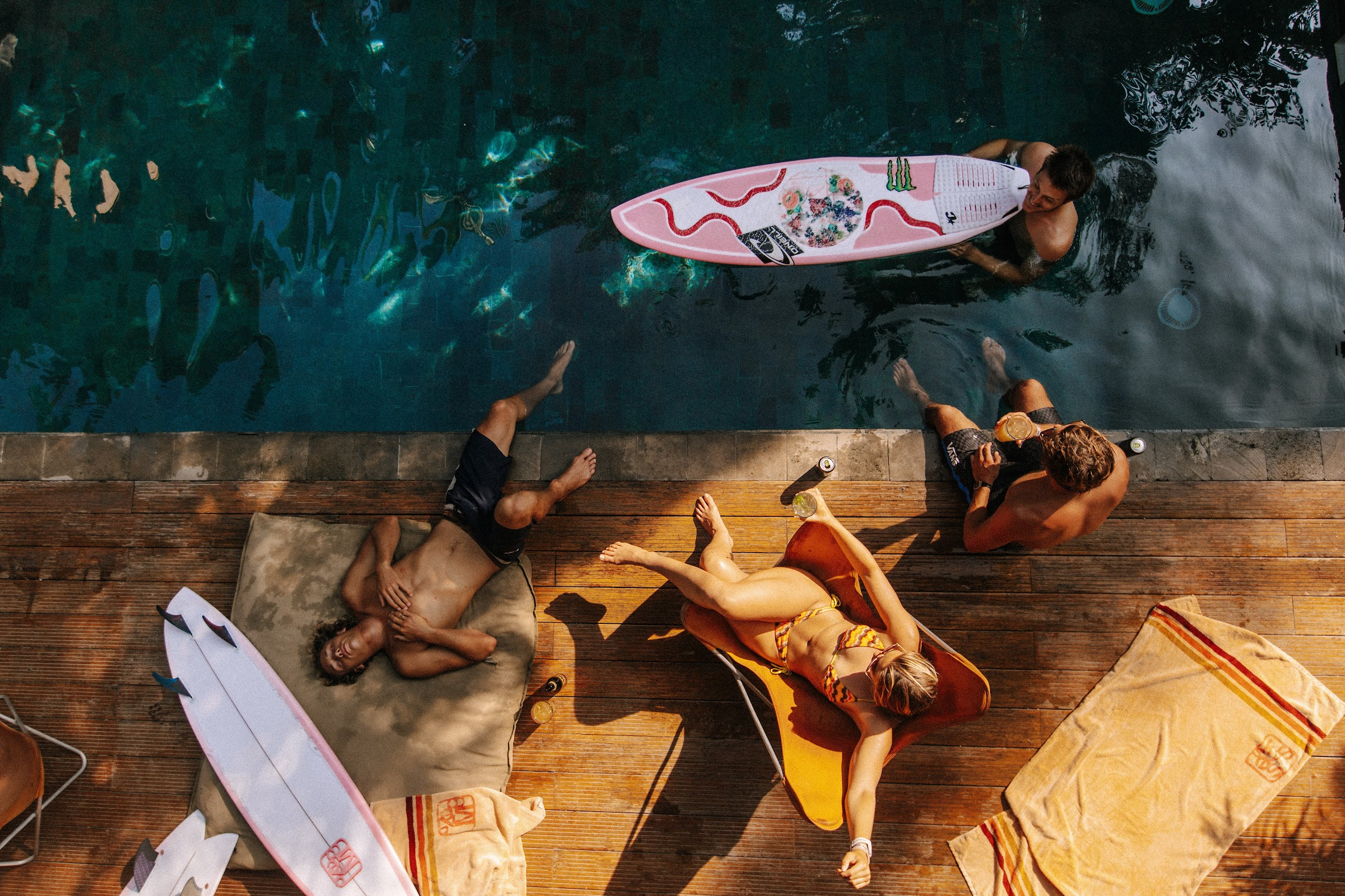 The swimming pool at House of Somos Santa Teresa