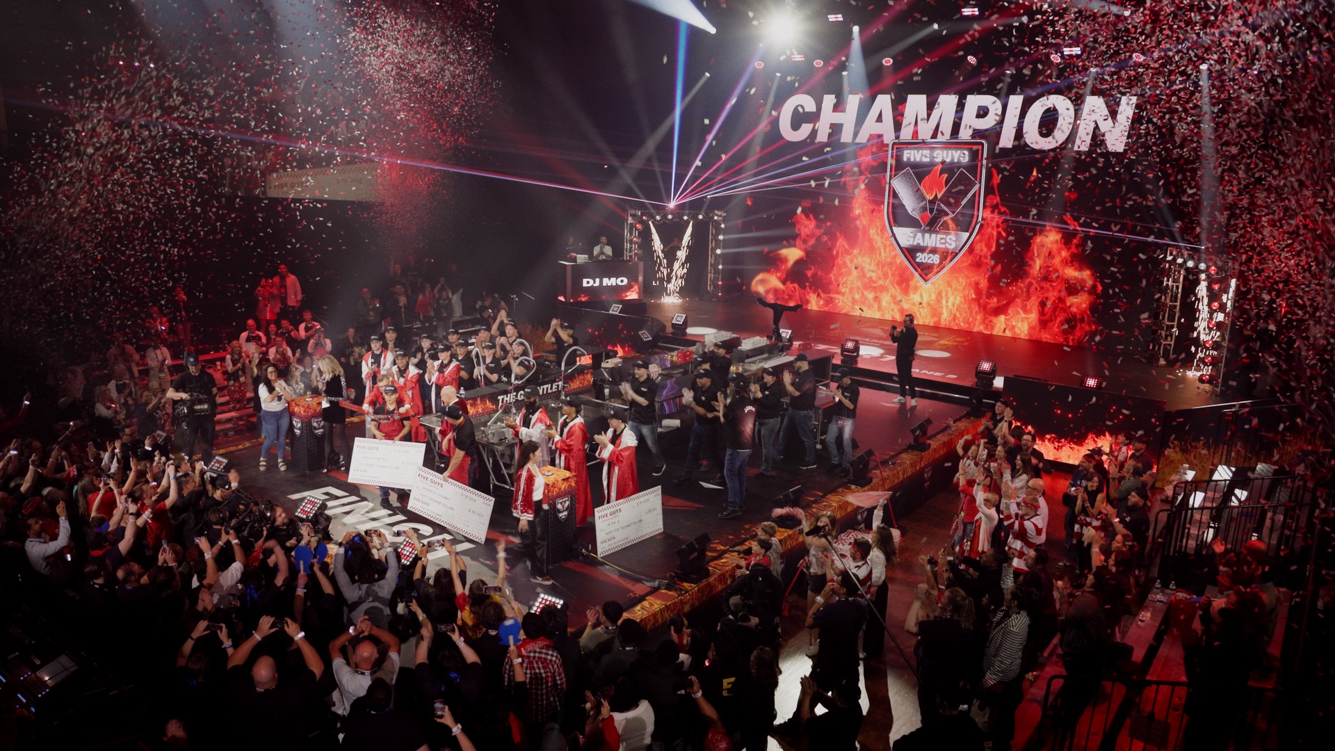 On The Line — championship celebration
