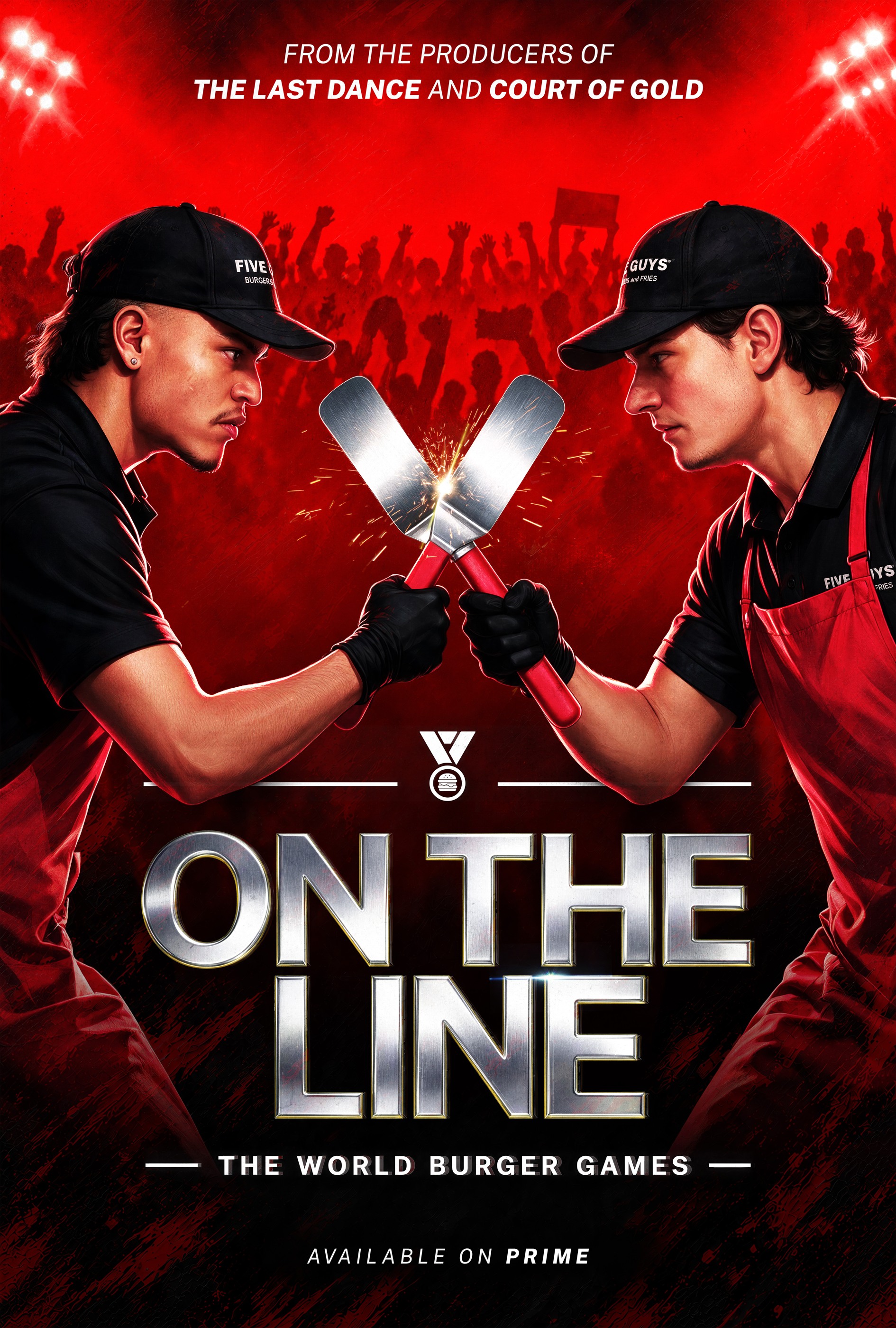 On The Line — The World Burger Games official poster