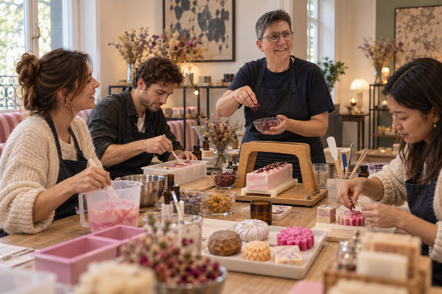 Kreativer Seifen-Workshop im Parfum-Atelier