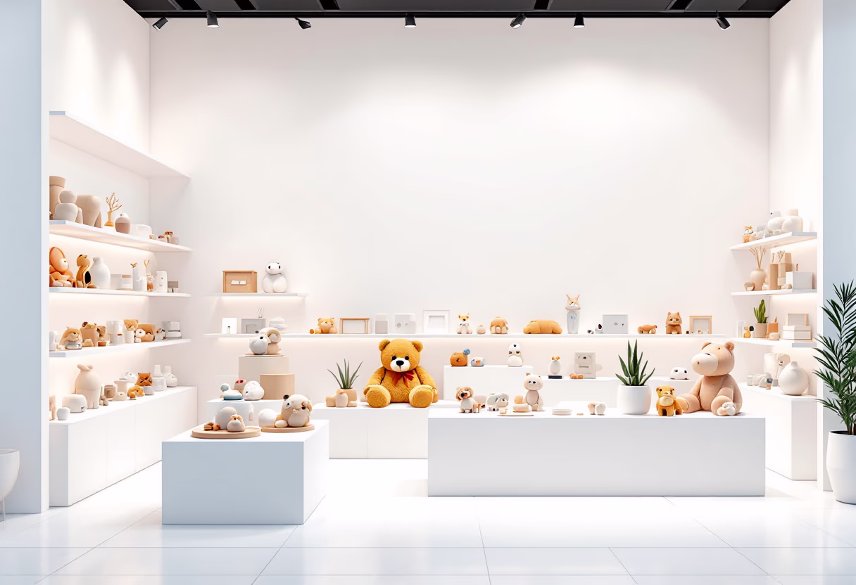 [background image] toys display (for a toys & game store)