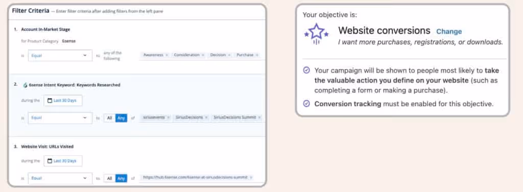 filters and objectives