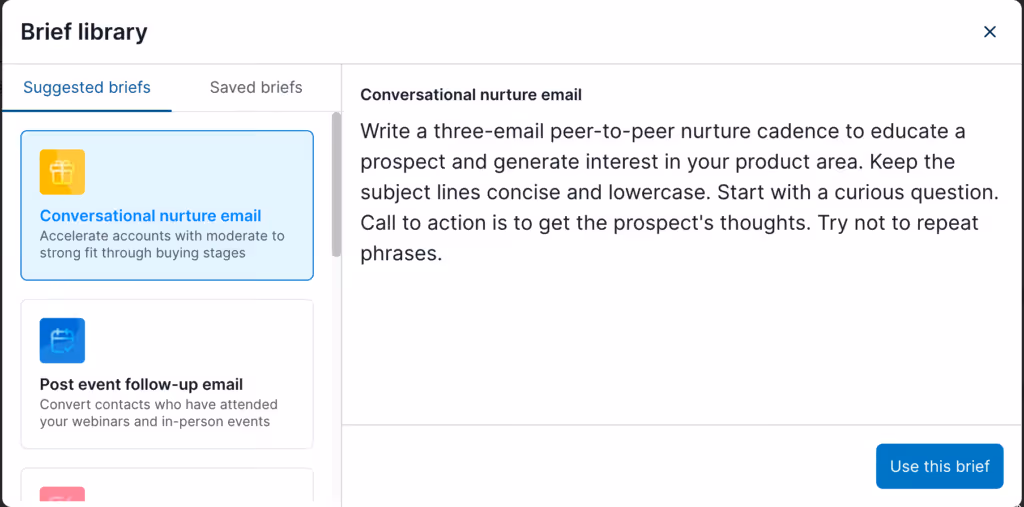 conversational email